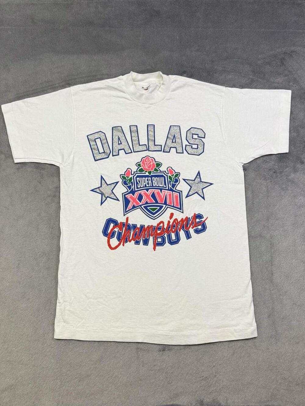 Dallas Cowboys Vintage Super Ball XXVII T-Shirt